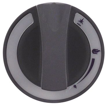 Gico Knebel für 700-138FEBA, 64-222F für Gashahn ø 60mm mit Zündflamme
