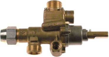 PEL PEL22S/V gas tap for Emmepi with ignition fuse axle ø 10x8x25/17mm