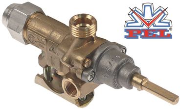 PEL PEL21S Gas tap with pilot flame thermocouple connection M8x1 30/23mm