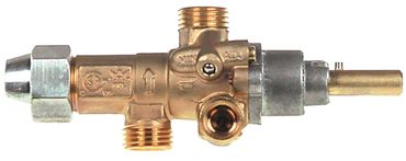 Lotus Gashahn PEL21S für CF4-98G, CF8-916G mit Zündflamme 0,75mm M10x1
