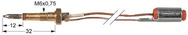 Thermocouple for Modular 60/60CFG, 60/60CFGE, Mastro 6060CFGE M6x0.75