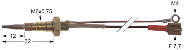 Thermoelement für MBM-Italien G6SFEA6, G6SF6, G6SFE6, Dexion ME066 M4
