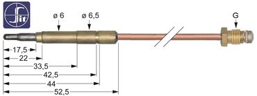 SIT Thermocouple for Mareno BR9M6G, BR9M6GI, BR96G, Cooking-Systems