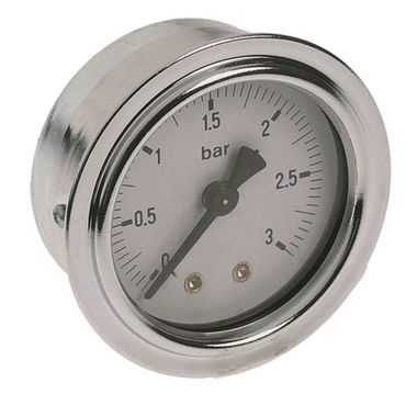 Gaggia Manometer für Espressomaschine 0-3bar Anschluss rückseitig 1/8"