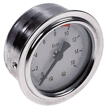 Gaggia Manometer für Espressomaschine 0-16bar mit Markierung bei 8-10