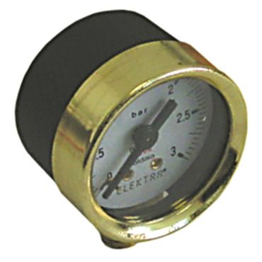 Elektra pressure gauge for espresso machine 0-3bar pressure connection vertical