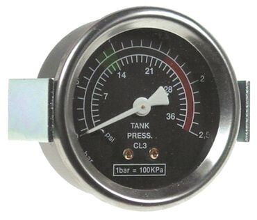 Expobar pressure gauge for Markus, Elen, Megacrem with PSI scale 0-2,5bar