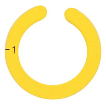 Knebelsymbol für Star-10 F121, F25, GY80EIR 0-1 gelb