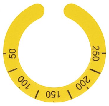 Star10 Knebelsymbol für TOPFTC, FT1CBSI für Thermostat 50-250°C gelb