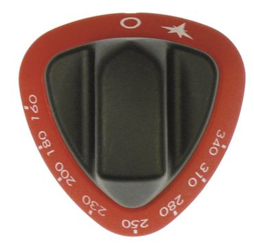 Angelo Po Knebel für 0A0FT1G, 0A0FT2G für Gasthermostat 160-340°C rot