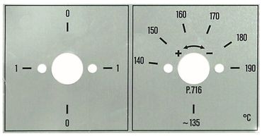 Valentine Blende Schalter und Thermostat