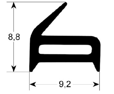 Lotus Türdichtung für CF6-912G, CF8-916GV 3-seitig Profil 2915