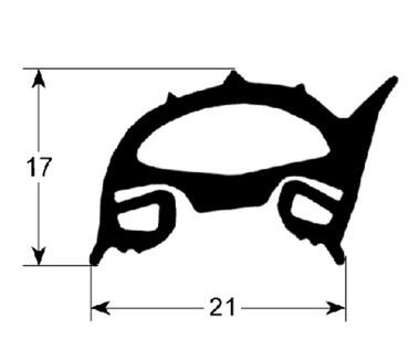 Türdichtung für Kombidämpfer Olis CVP6G, CVP6E, CVP6GS2, Baron ECVME 6