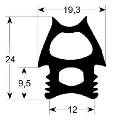 Türdichtung für Angelo Po FM1221G3, FM1221E3 Länge 860mm Breite 690mm Türdichtung für Angelo Po FM1221G3, FM1221E3 Länge 860mm Breite 690mm