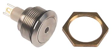 Mastro push button for TC32BU, FIG0002 with LED silver 50V 1NO 1 pole