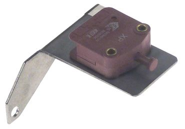 Faema microswitch with push pin 1NO connection flat plug 6.3mm
