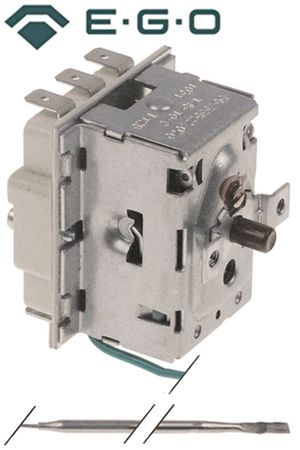 EGO 55.33522.070 Safety thermostat 145°C 3-pole Sensor ø 3x299mm