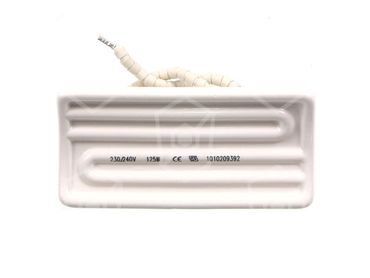 Ceramic radiator for thermal bridge length 122mm 200W 230V height 34mm