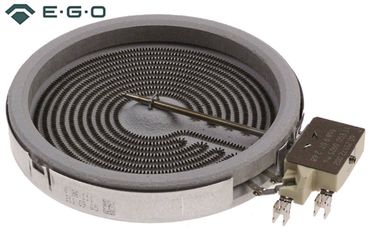 EGO 10.54116.006 Strahlungsheizkörper 1200W 400V Höhe 31mm rund