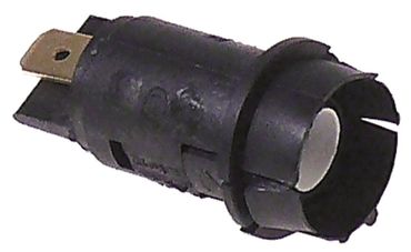 Restwärmeanzeige Einbau ø 18mm 1-fach Anschluss Flachstecker 6,3mm