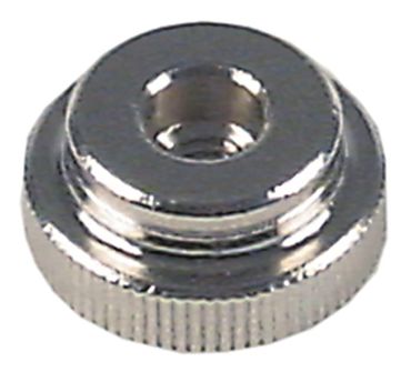 Rändelmutter für Tellerwärmer, Rieber WE-QU 1/1, PU-GN/SV1/1 M6L IG