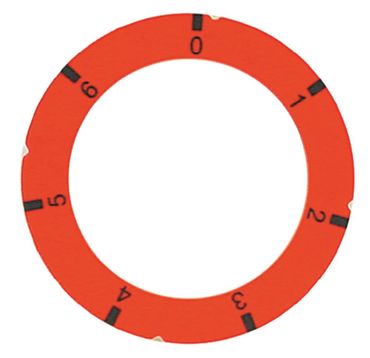Lotus Knebelsymbol für CF4-8ET, CF4-78ET Schalter 7-Takt rot