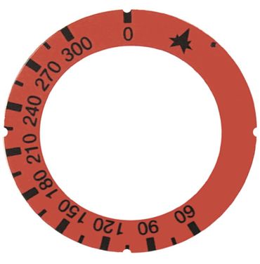 Lotus Knebelsymbol für Rostbräter FTL-712G, FTL-712GS 60-300°C rot