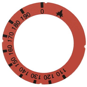 Lotus Knebelsymbol für FQM-4G, F18-74G, FQ-6G für Gasthermostat 190°C