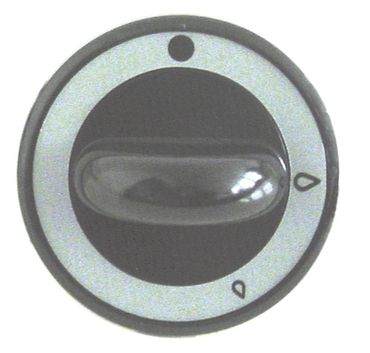 Modular Knebel für 60/60CFG, 60/60CFGE für Gashahn ø 62mm schwarz