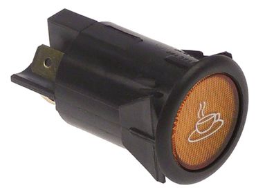 Grimac pressure switch 250V 2NO orange connection flat plug 6.3mm 16A