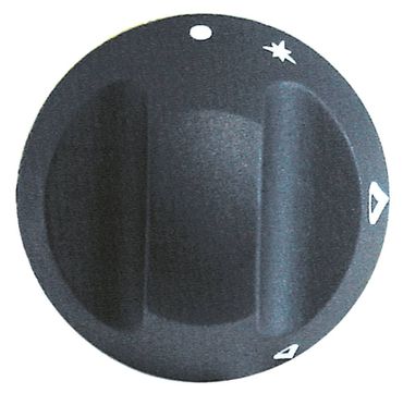 Mareno Knebel für C7FG8G, C7FG12G, C712G für Gashahn ø 67mm schwarz