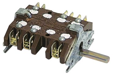 Electrolux cam switch main/selector 4-pole axle ø 6x4,6