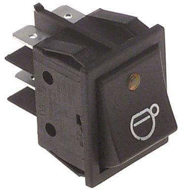 Magister rocker switch for espresso machine with LED 2-pole 250V 2NO
