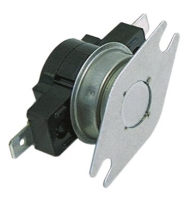 Contact thermostat 85°C 1-pole 1NC connection flat plug 6,3mm 16A