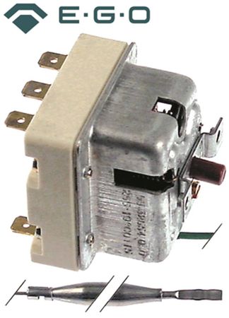EGO 55.32554.060 Sicherheitsthermostat für Fritteuse Roka FR1004 255°C