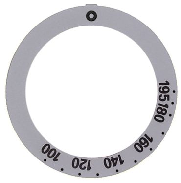 Küppersbusch Knebelsymbol für Fritteuse FEF124, FEF144, FEF224 silber