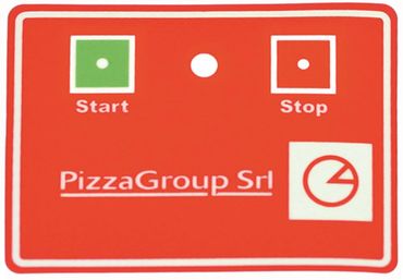 Keyboard foil for dough sheeter Pizza-Group P30, P40, P40A, P40T