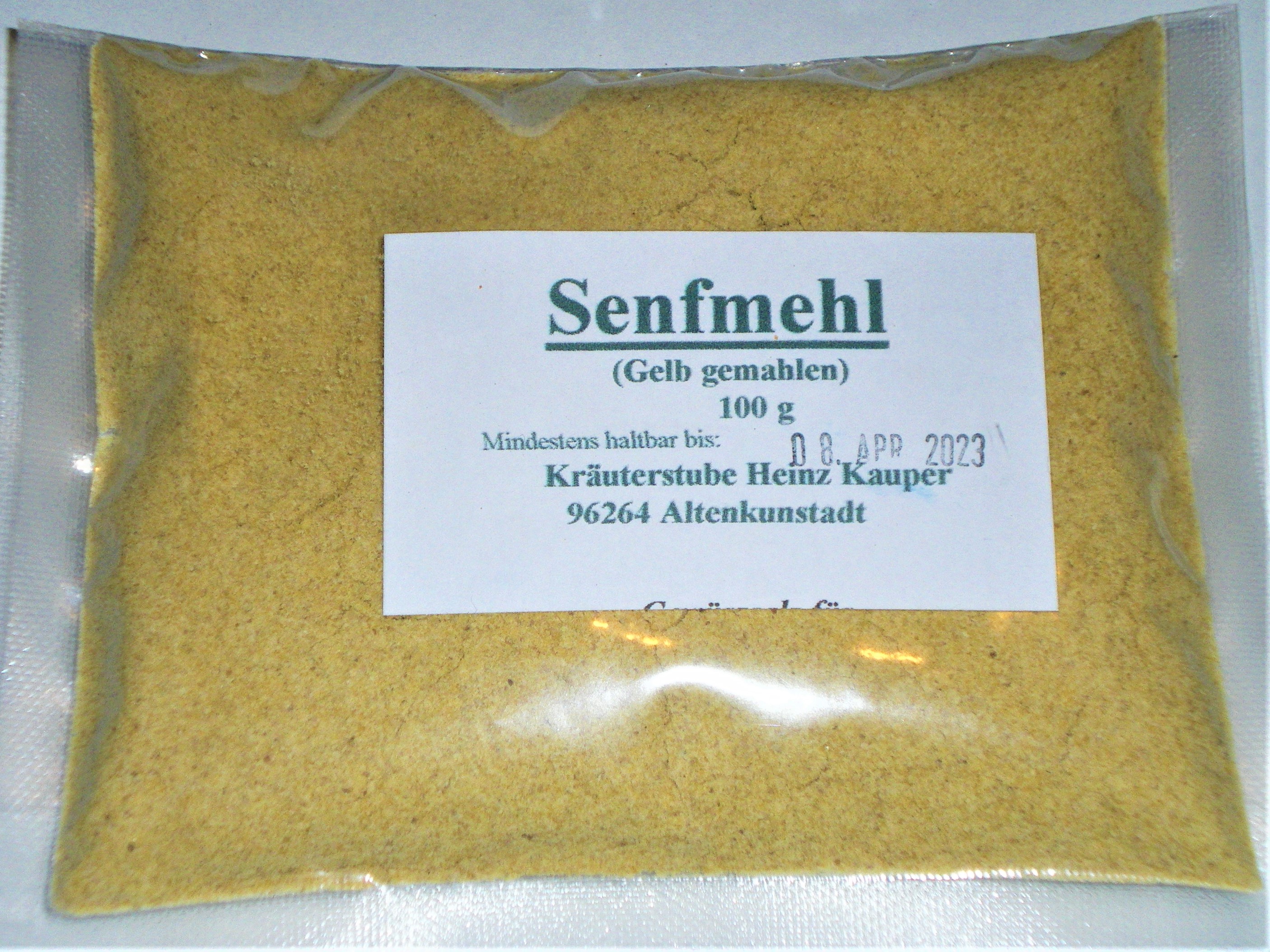 25 Kg Senfmehl Gelb | Senf Pulver Gemahlen
