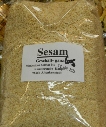 Paket] Sesam geschält  Regionale Erzeugnisse & Bioprodukte
