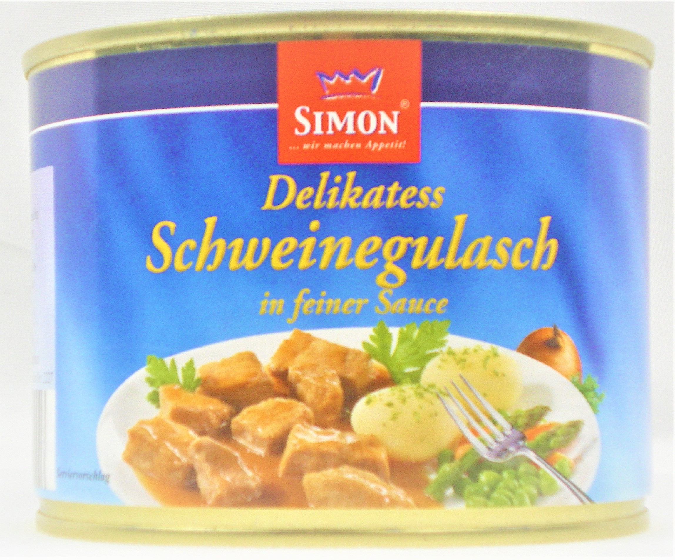 Schweinegulasch in 500g Dose | Regionale Erzeugnisse &amp; Bioprodukte
