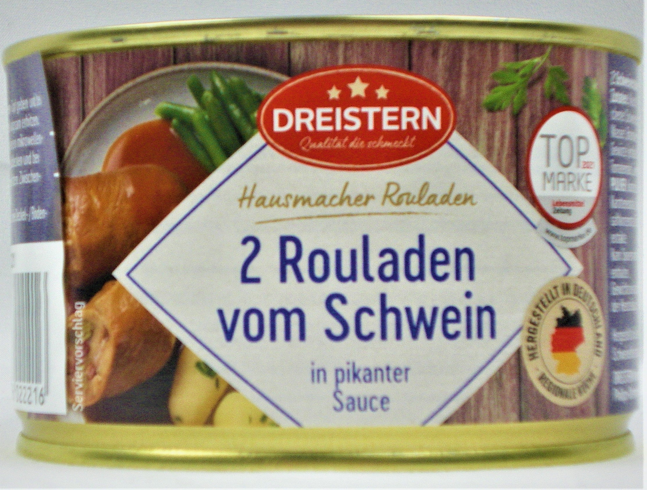 Schweinerouladen 2 Stück, 400g Dose | Regionale Erzeugnisse &amp; Bioprodukte