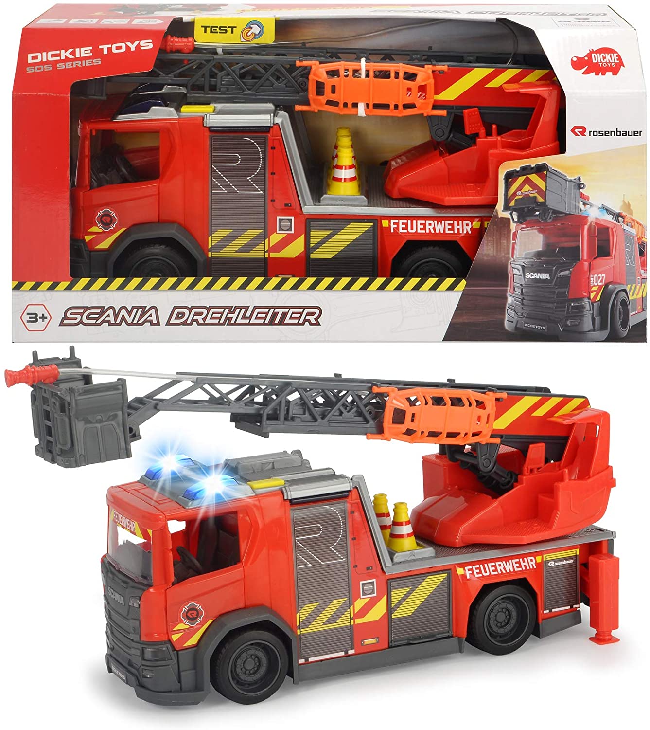 Brandweer Blusauto met Licht en Geluid ... | Lobbes Speelgoed België