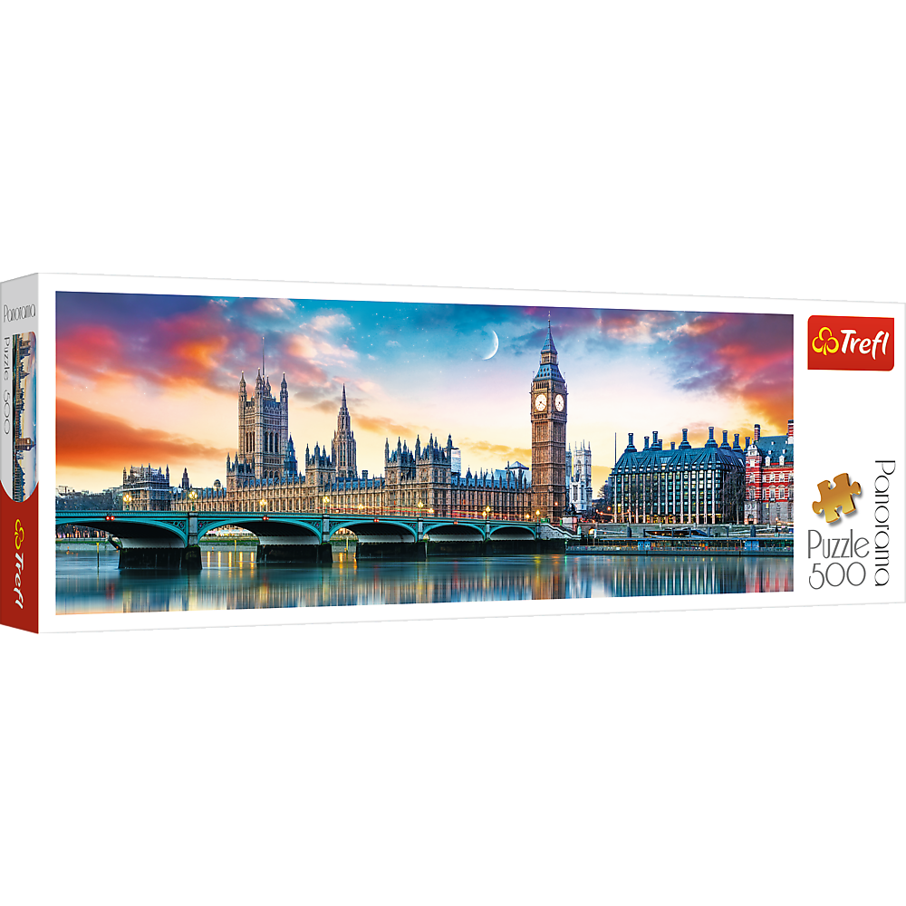 Big Ben und London Palace - Panorama Puzzle 29507 - 500 Teile