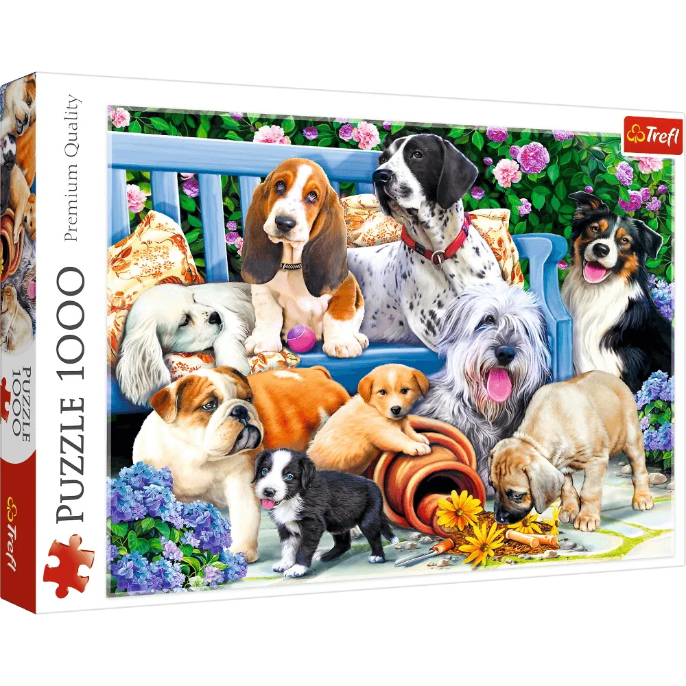 1000 Teile Hund Puzzle - Holzpuzzle 78×53cm Für Erwachsene & Kinder