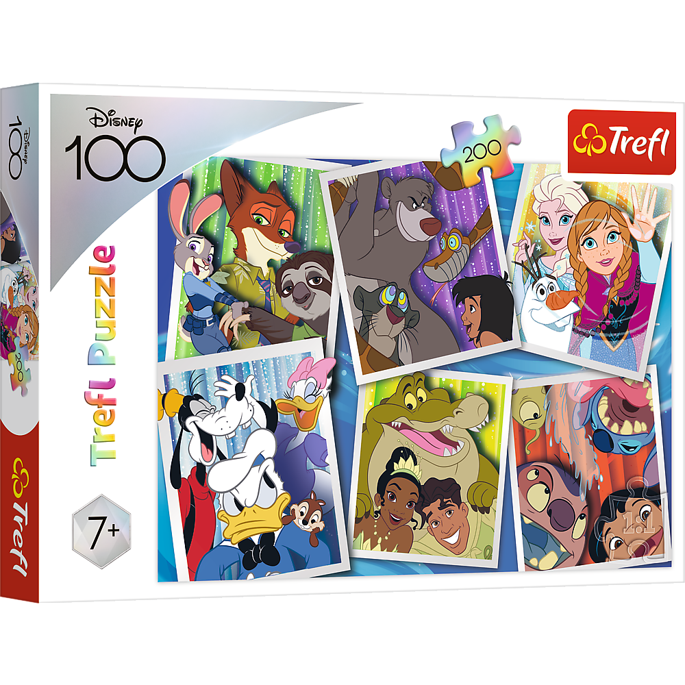 100 Jahre Disney / Disney Helden Puzzle 200 Teile HL Großhandel