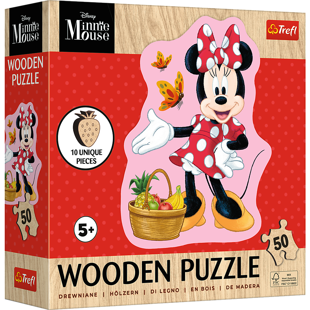 Minnie Mouse - Holz Puzzle Junior 50 Teile