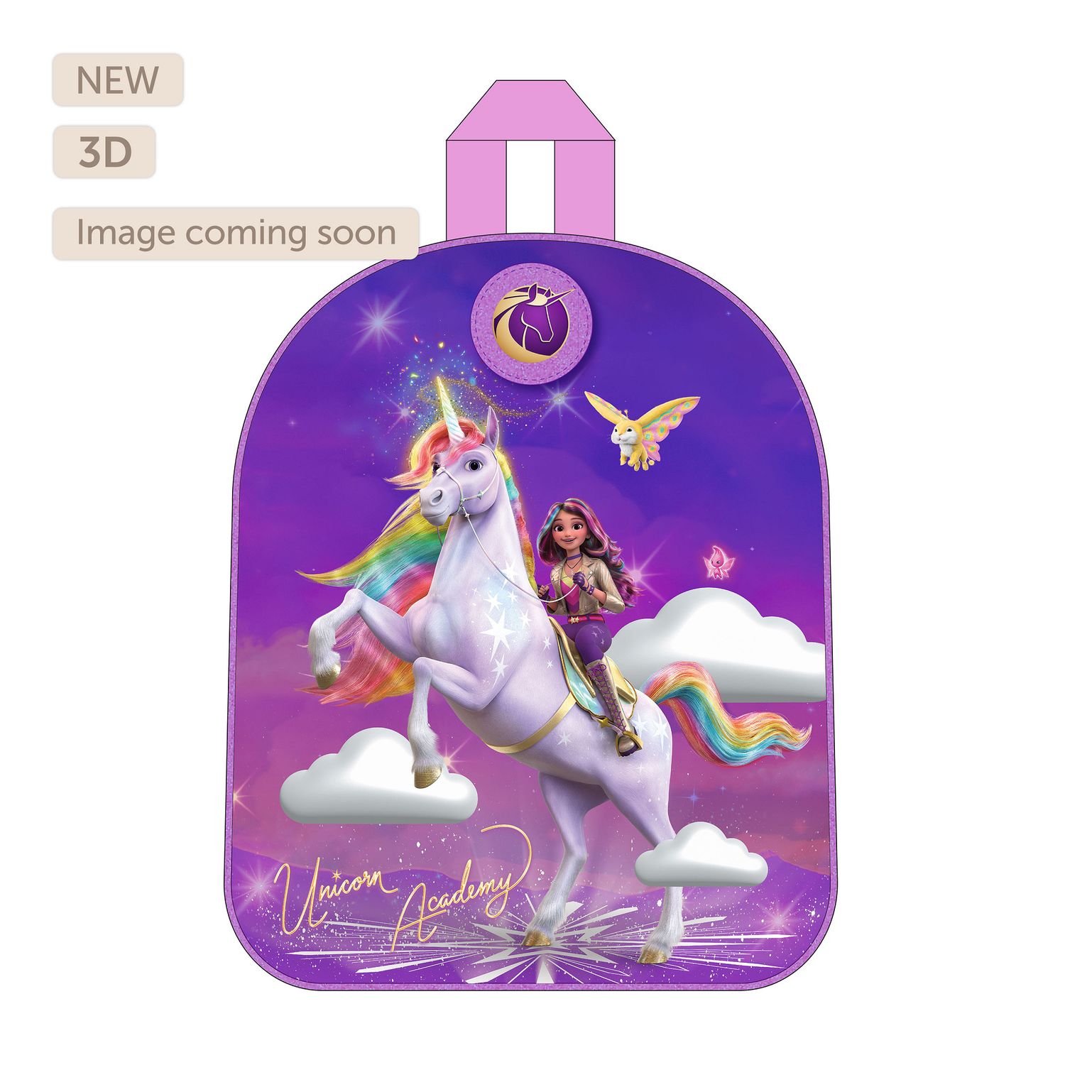 Unicorn Academy Kinderrucksack - Sofia & Wildstar 30x25x11cm