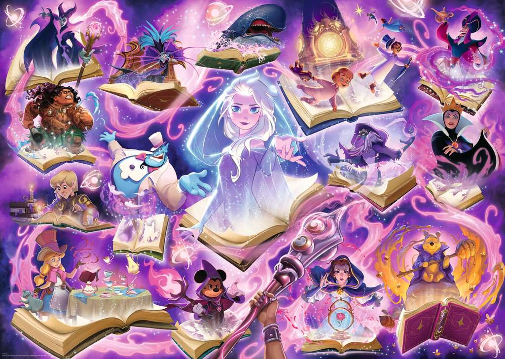 Disney Lorcana - Glimmers of the Realm: Amethyst - Puzzle 1000 Teile