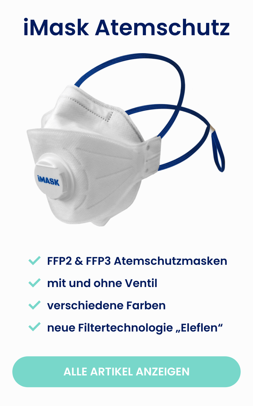 iMask FFP2 und FFP3 Atemschutzmasken