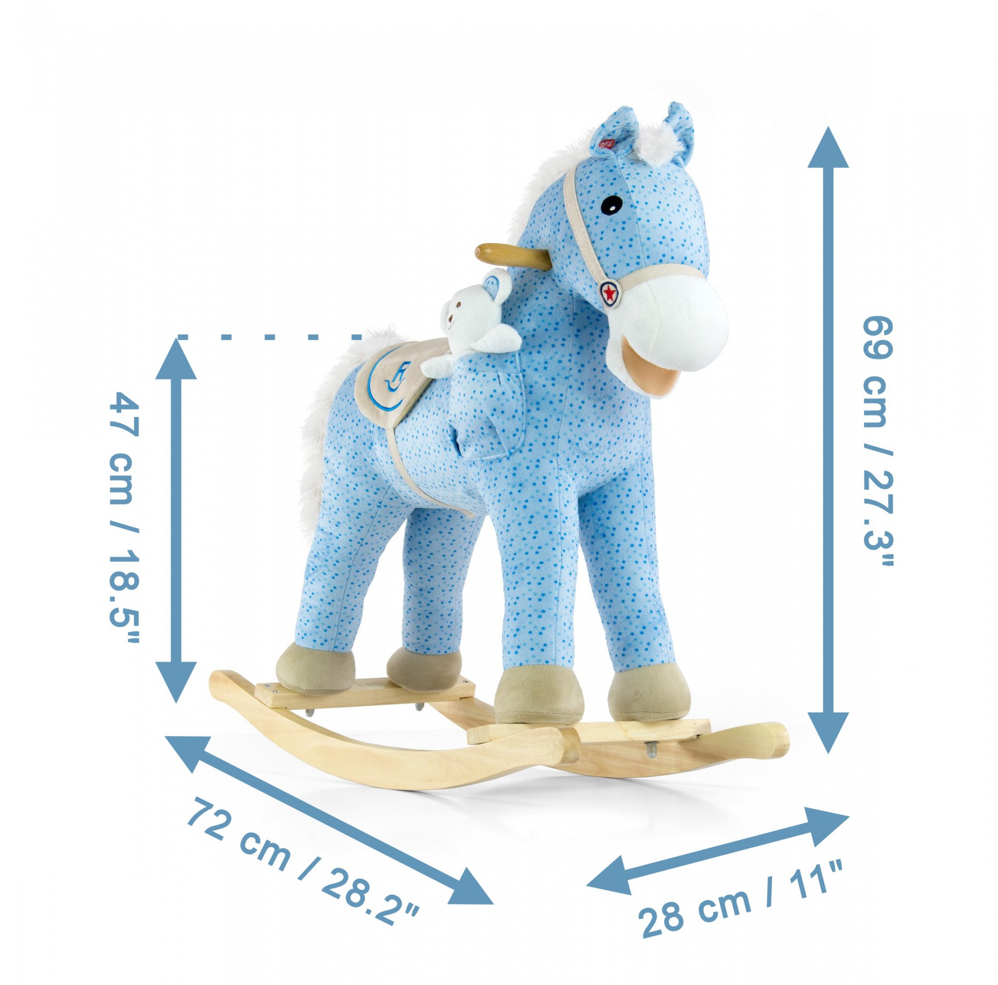 soft rocking horse for baby